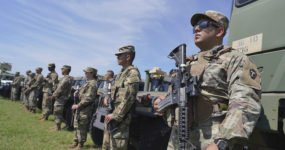 Members of the Texas Army National Guard